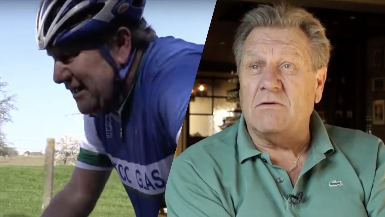 Jan Boskamp blikt terug op val van fiets: 'Dat was jouw schuld!'