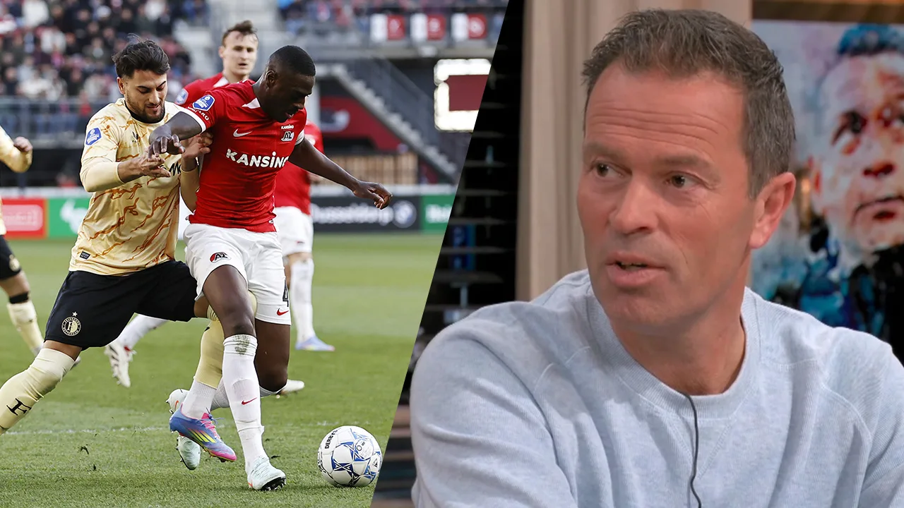 Bas Nijhuis kritisch op VAR bij AZ - Feyenoord: 'Dit is wel gewoon voetbal'