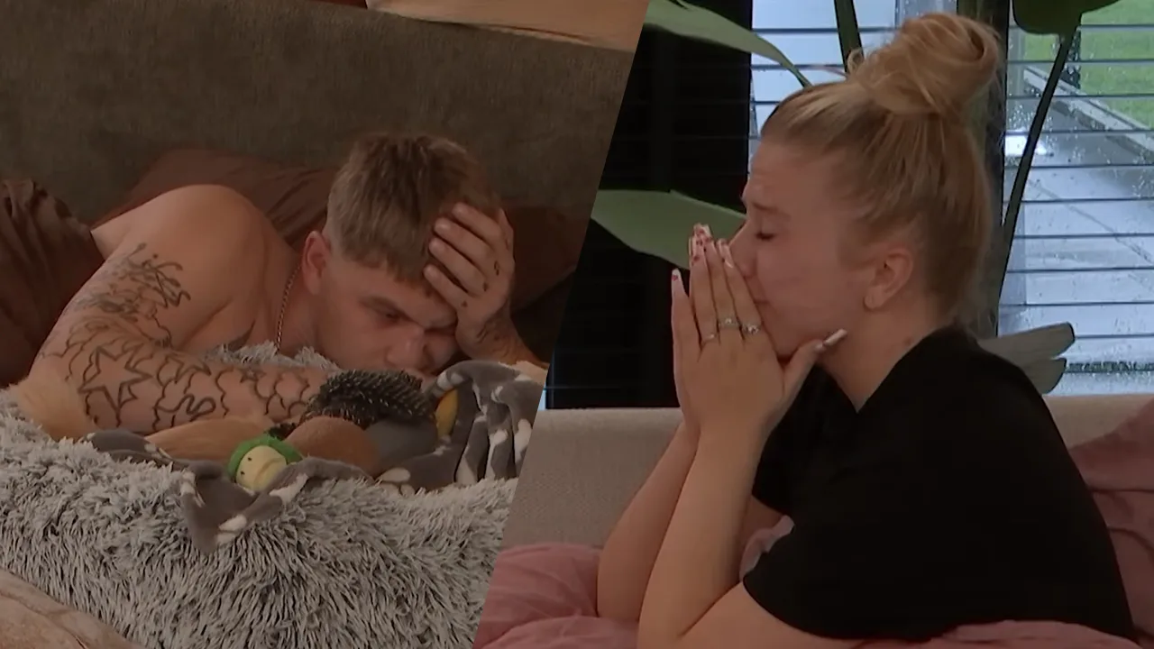 Video: Lang Leve de Liefde-deelneemster barst in tranen uit na overnachting op de bank