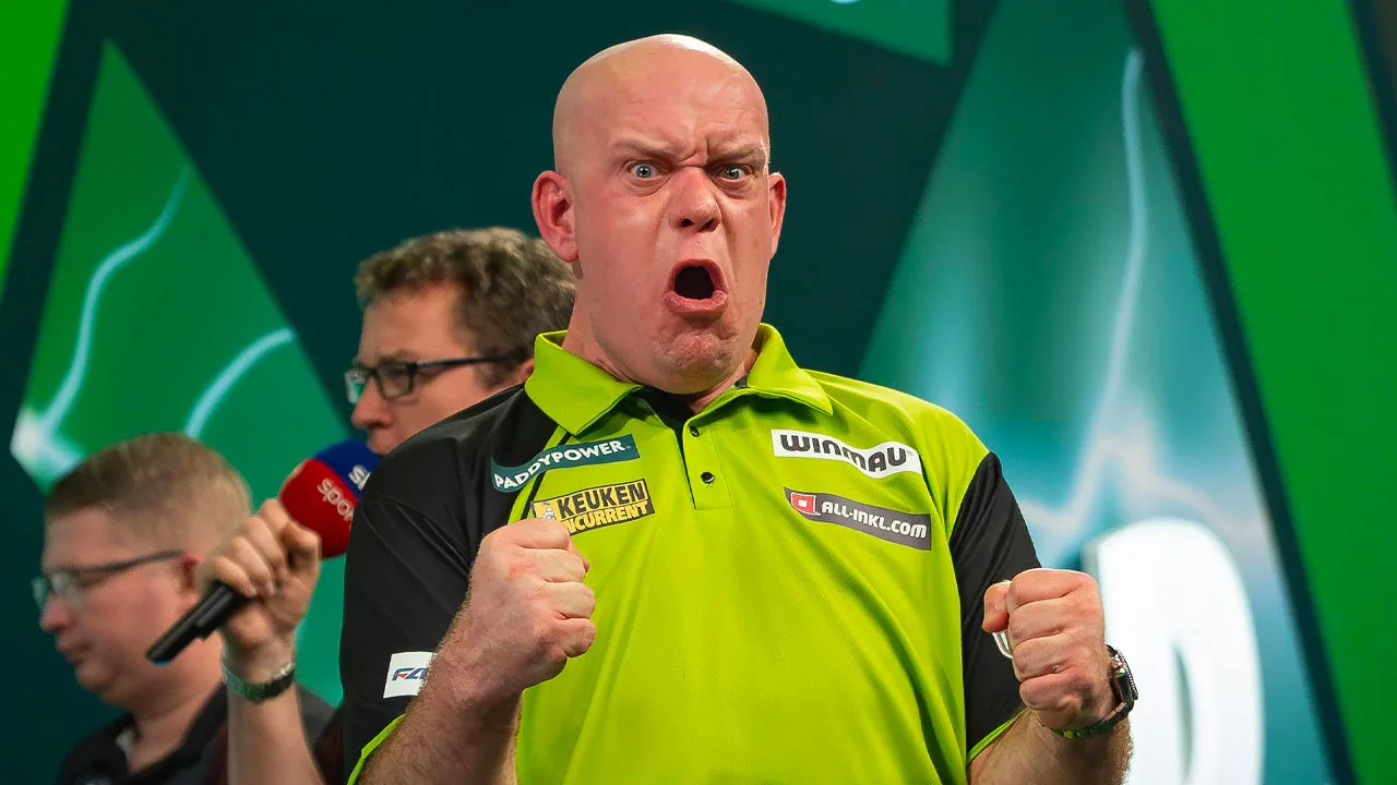 Van Gerwen klopt De Graaf op WK darts en bereikt kwartfinale