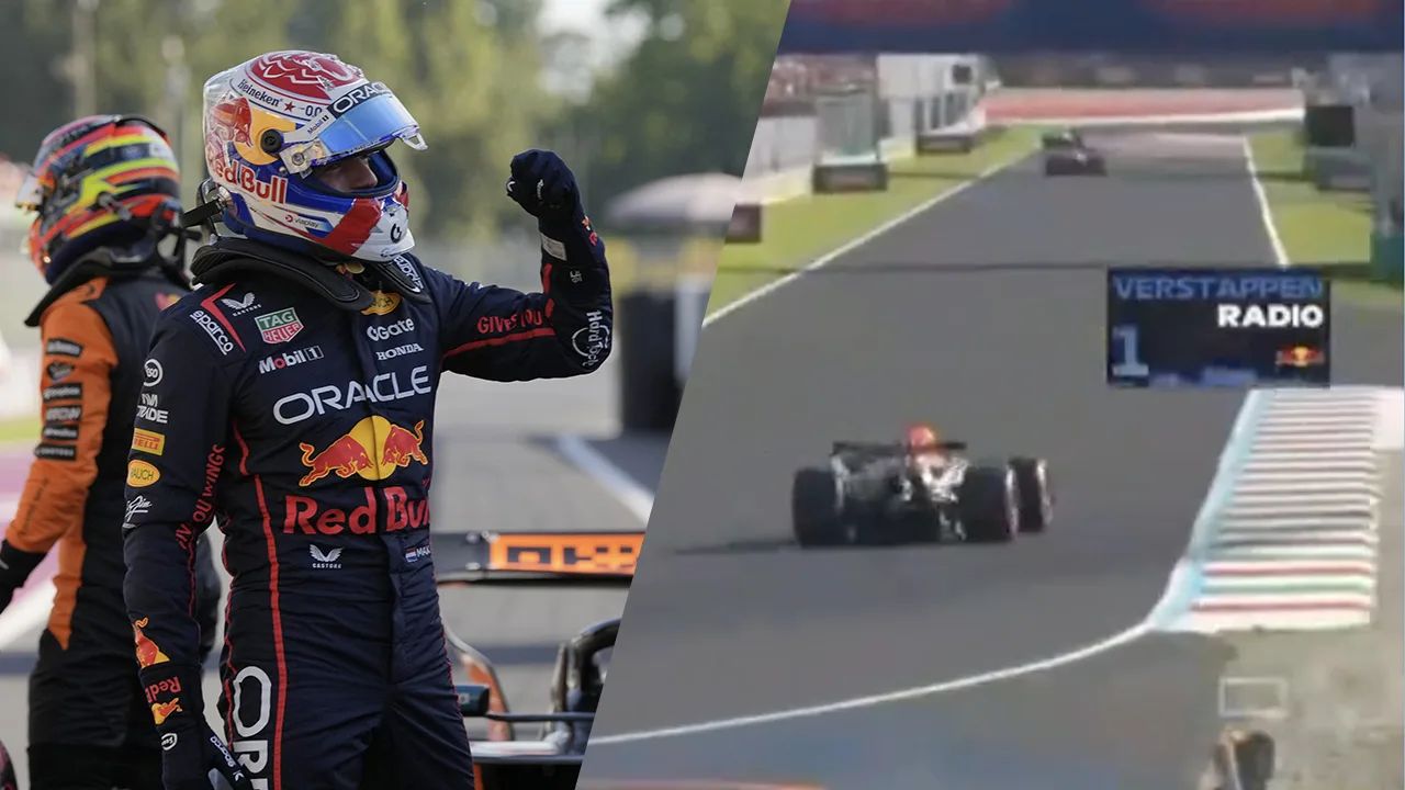Video: Verstappen door het dolle heen via boordradio na behalen van poleposition voor GP Italië