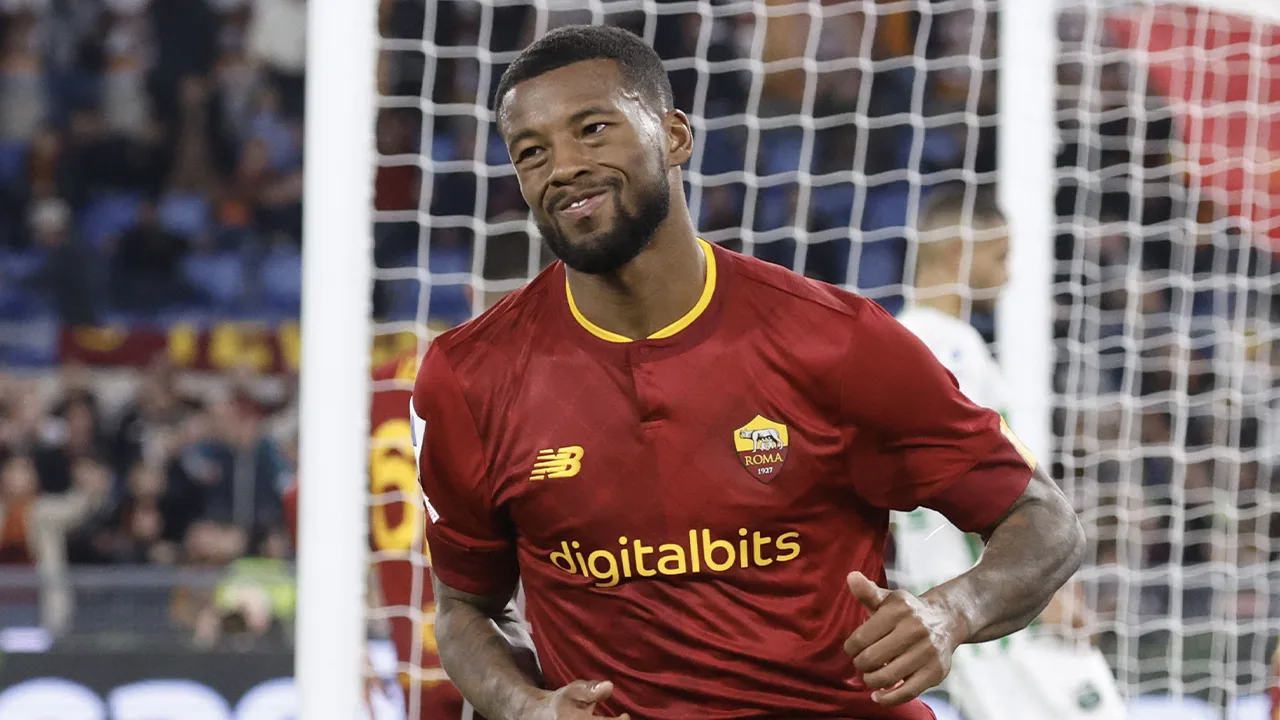 Georginio Wijnaldum maakt eerste goal in dienst van AS Roma
