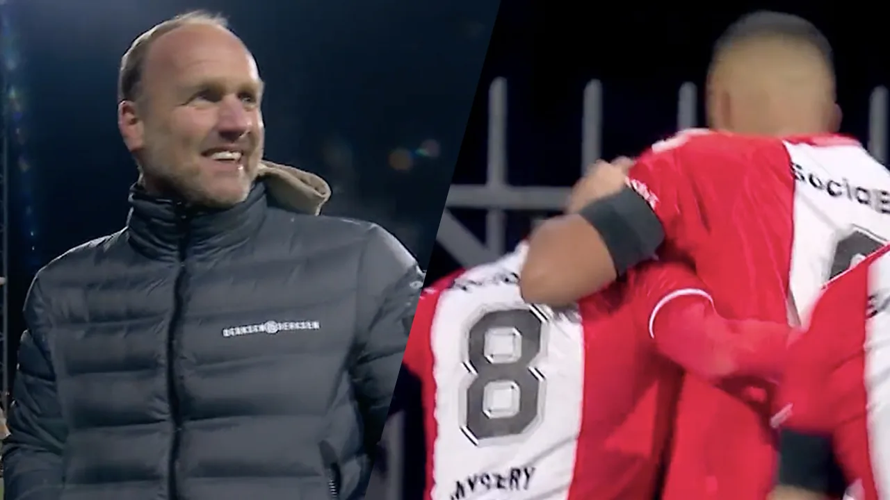 Videogoal: Bernadou schiet FC Emmen op voorsprong tegen PSV
