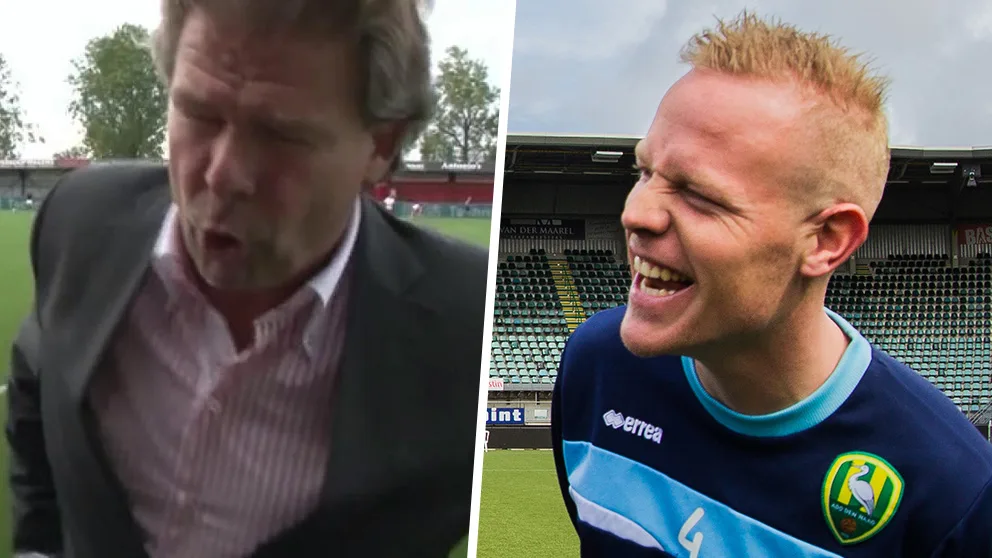 Beugelsdijk schiet bal vol op het hoofd van Adelaar