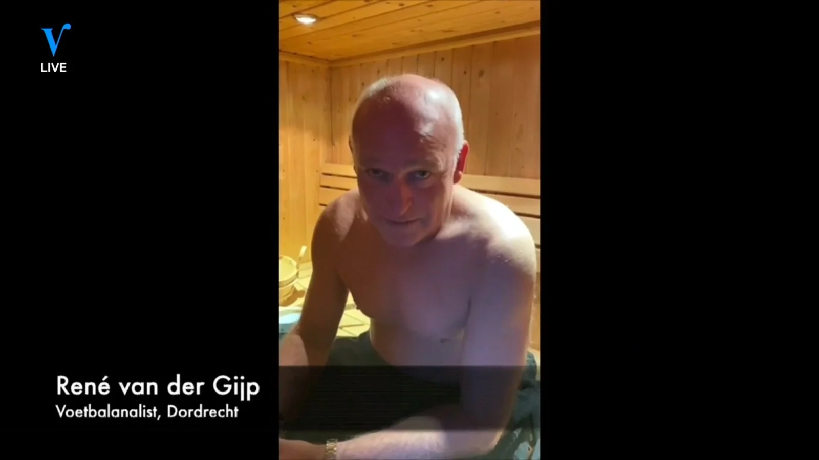 René zit de hele dag in sauna: 'Dat virus kan niet tegen warmte'