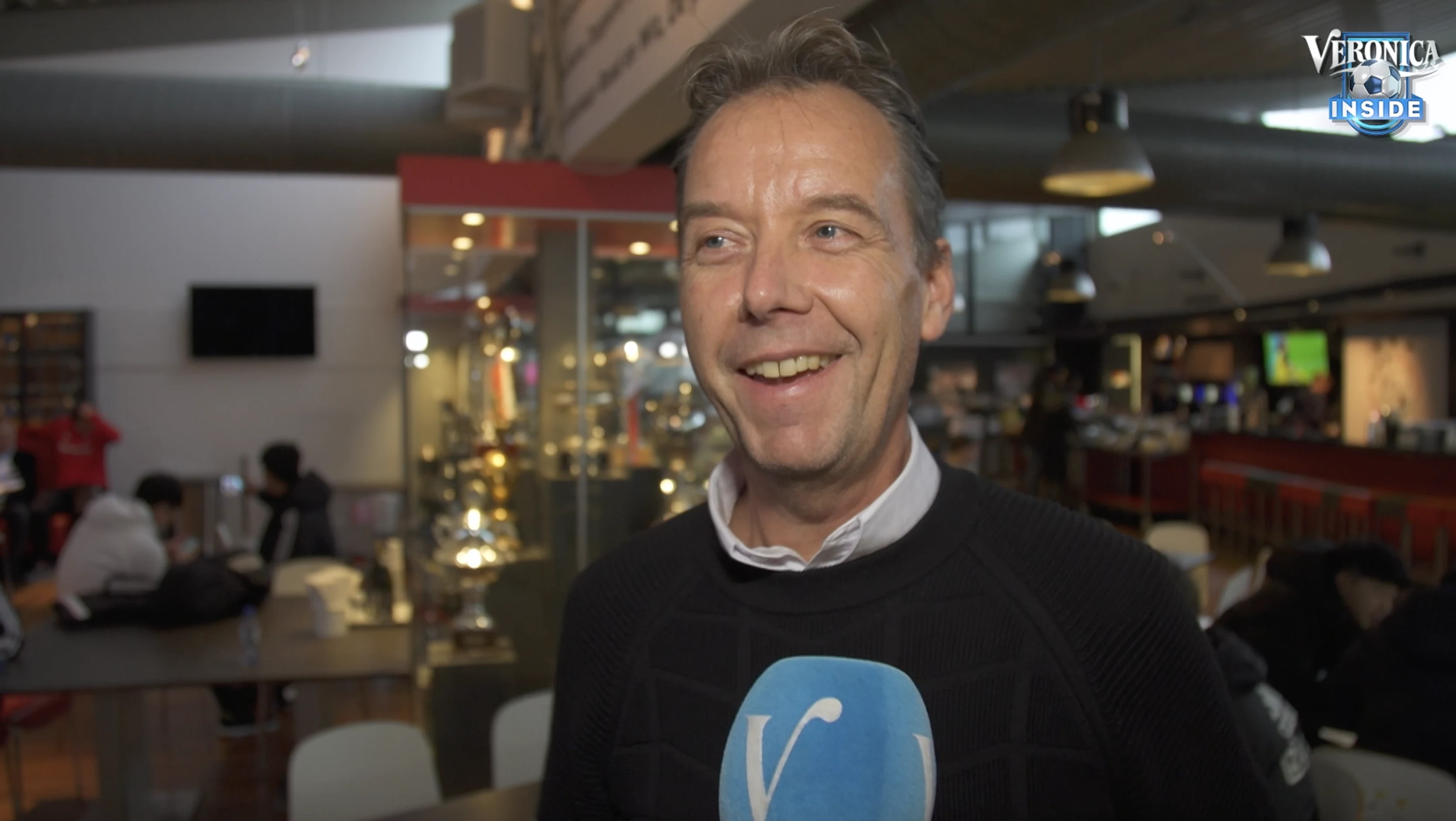 'Van der Sar kwam me even complimenteren met de primeur'