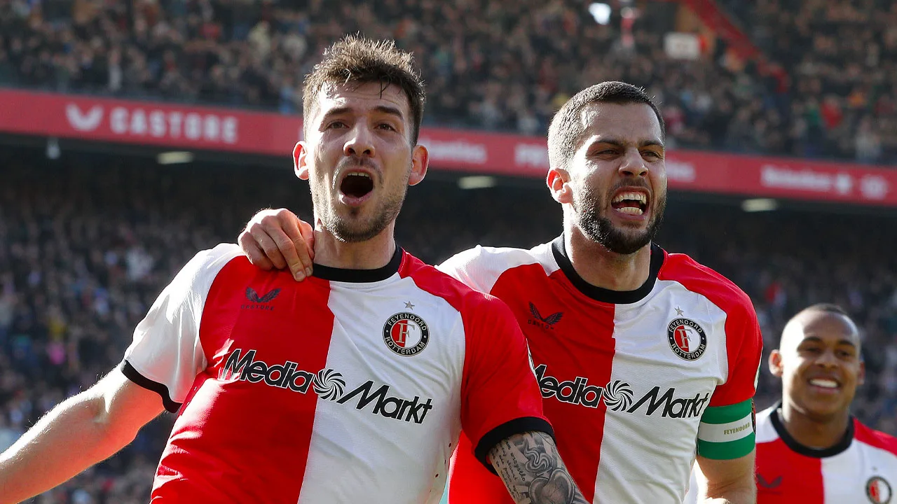 Feyenoord boekt moeizame thuiszege op Go Ahead Eagles