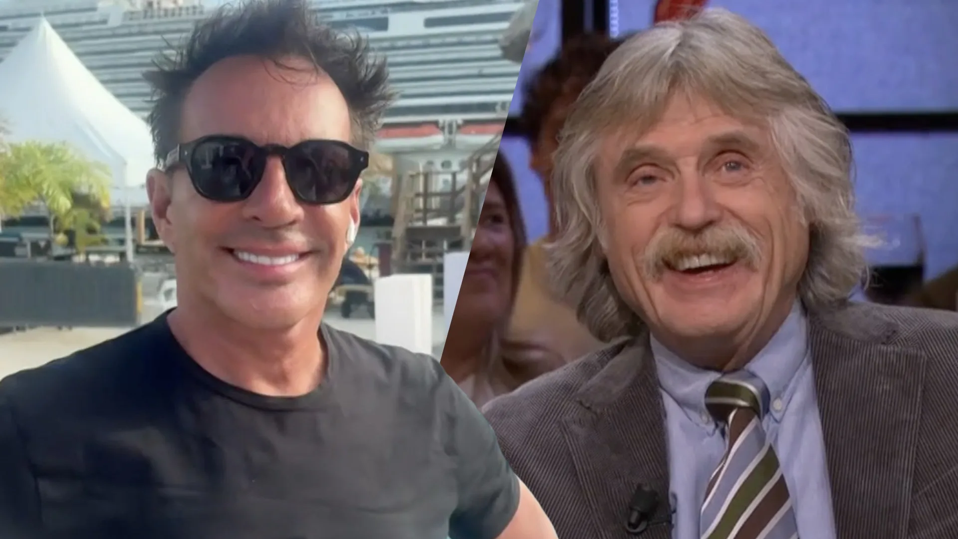 Gerard Joling geeft rondleiding op Curaçao en adviseert Johan Derksen: 'Neem je Satisfyer mee!'