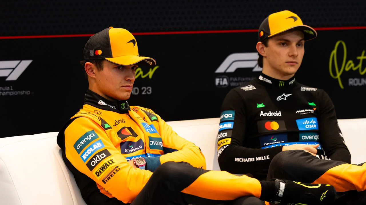 McLaren laat Norris en Piastri allebei om titel Formule 1 racen