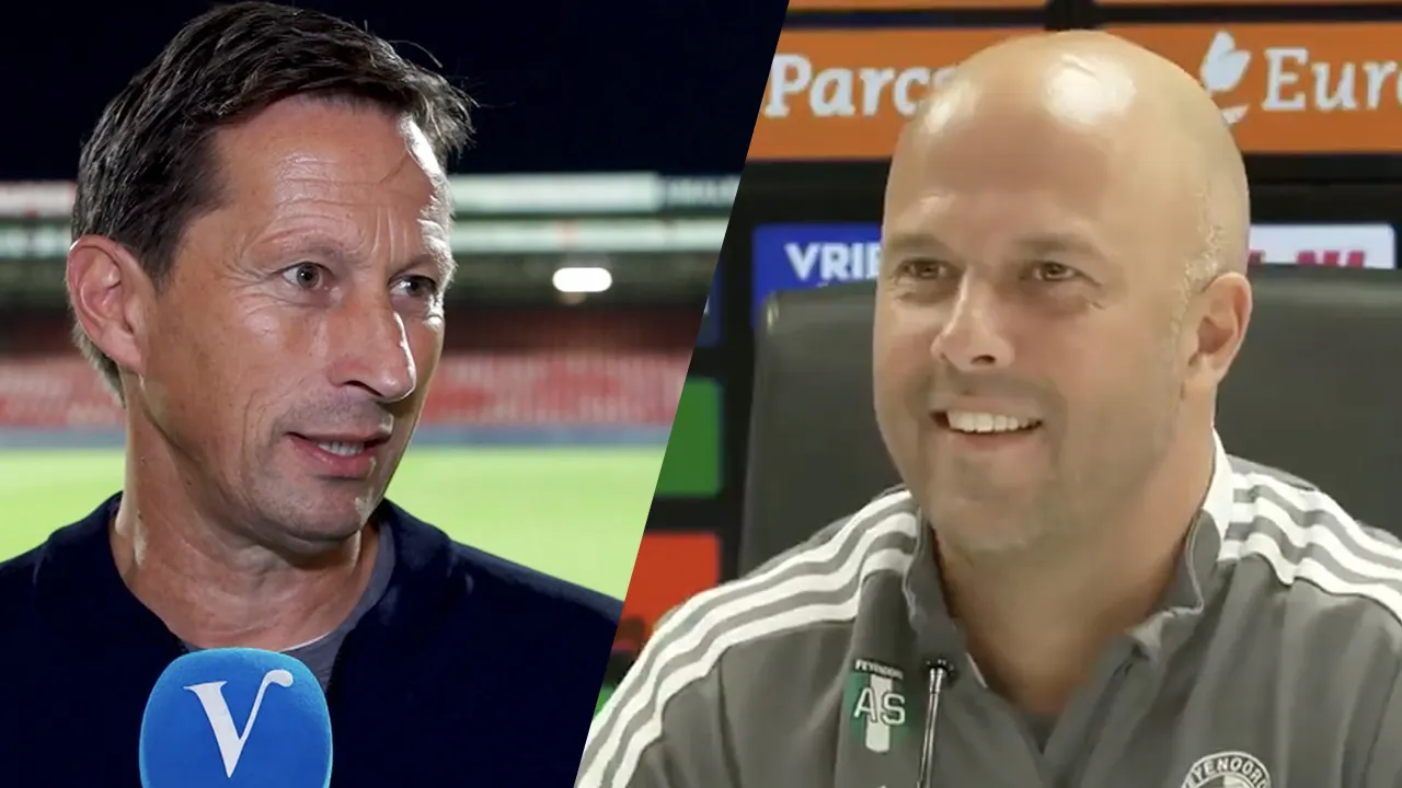 Arne Slot lacht om opvallende uitspraak van Roger Schmidt: 'Dat zegt genoeg'