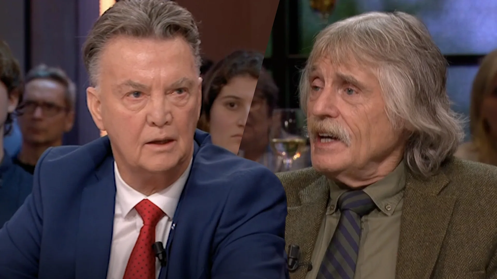 Johan Derksen ziet Louis van Gaal bij Pauw & De Wit: 'Zou hij dat zelf niet doorhebben?'
