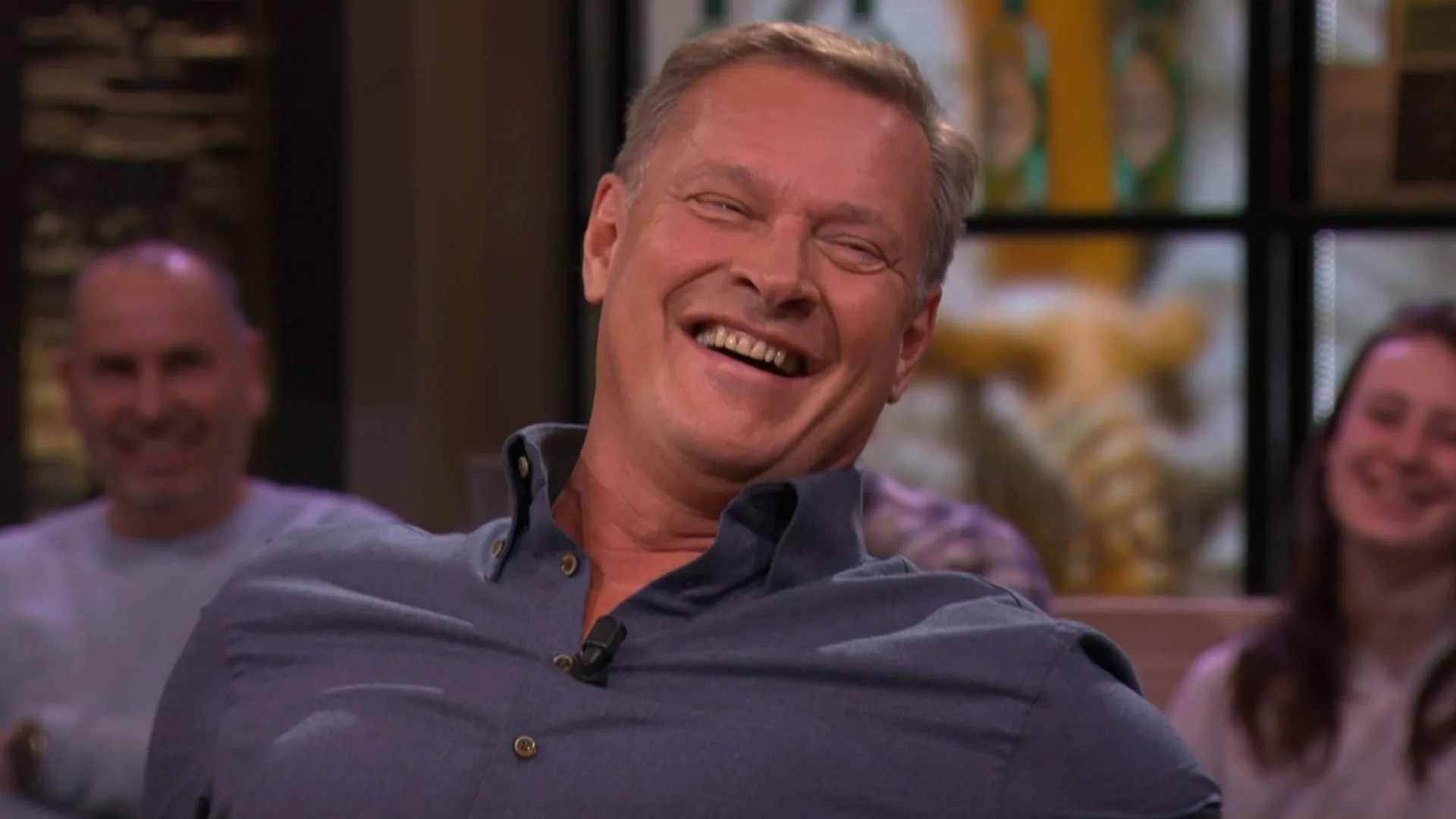 Albert Verlinde op Sinterklaasavond aan tafel bij Vandaag Inside