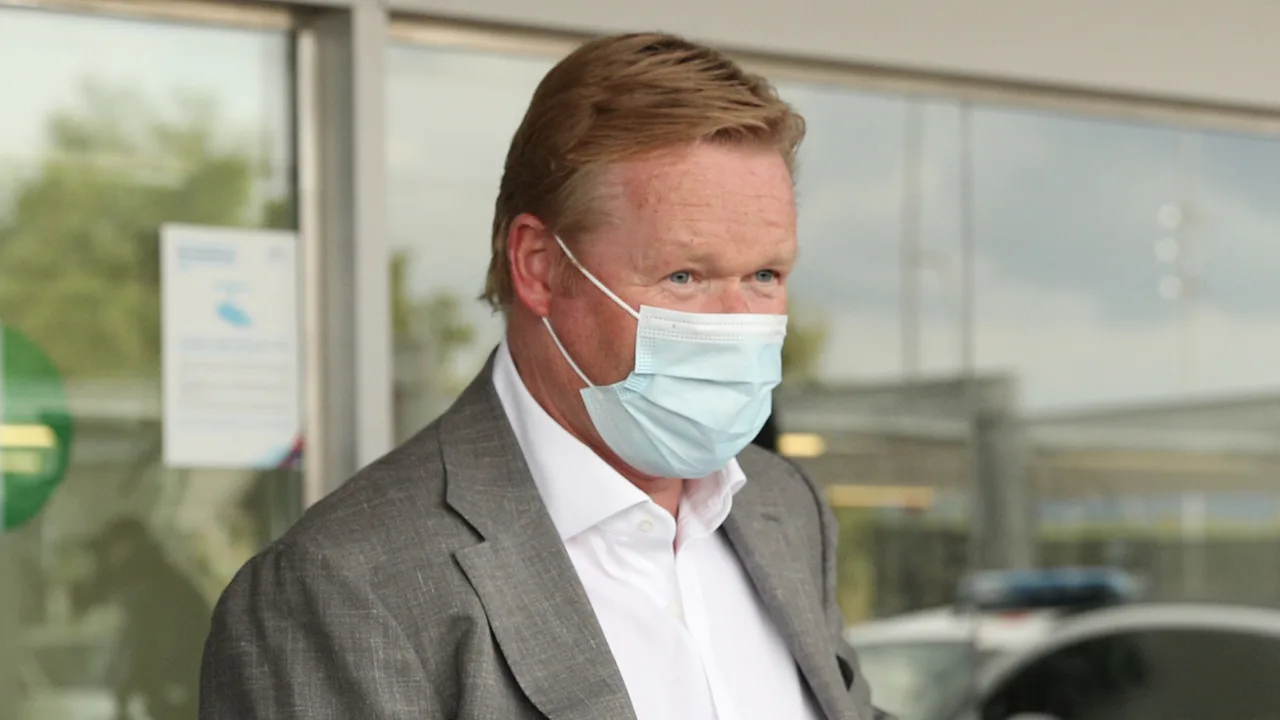Koeman na vlucht in 'superjet' gearriveerd in Barcelona