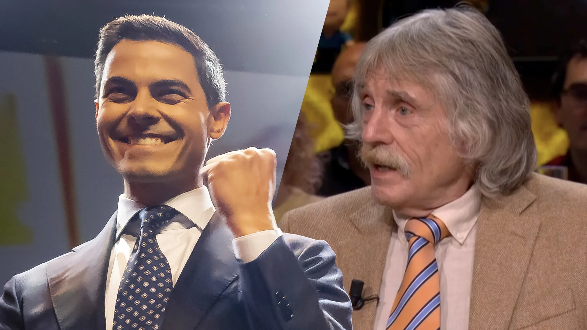 Wat vindt Johan Derksen van de exitpoll voor de Tweede Kamerverkiezingen?