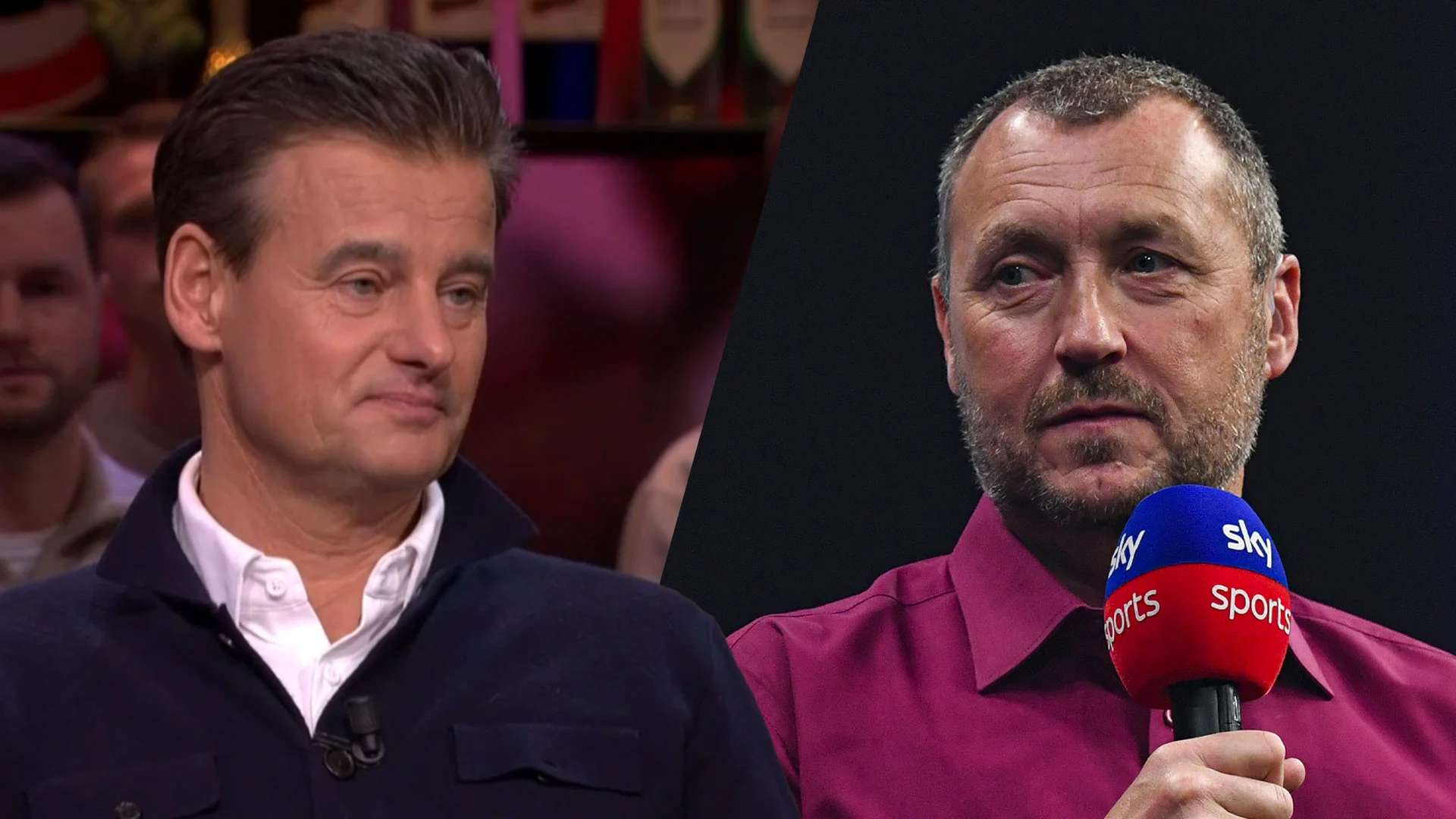 Wilfred blikt terug op legendarisch interview met darter Wayne Mardle
