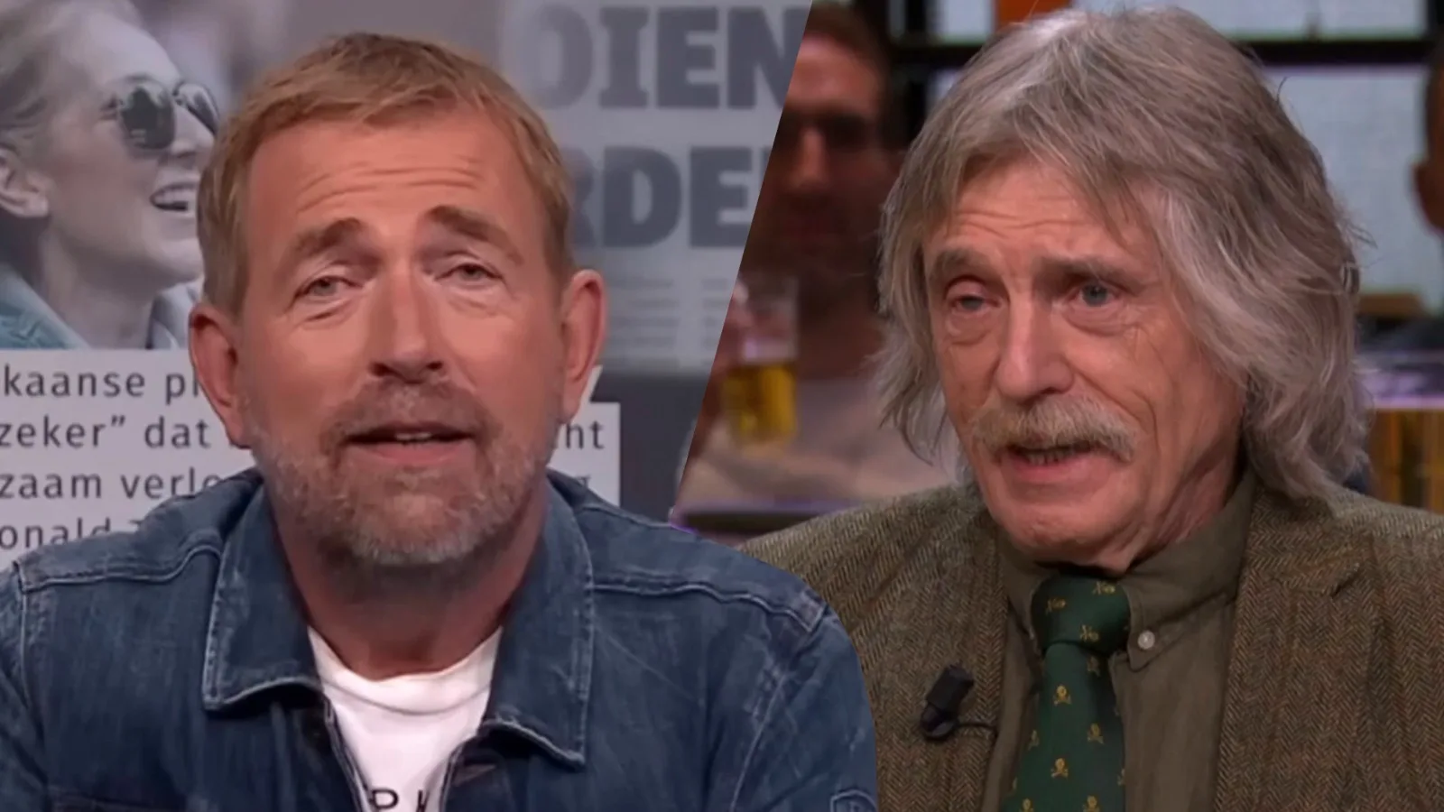 Johan richt zich tot kijkers Vandaag Inside na kritiek van presentator Harm Edens