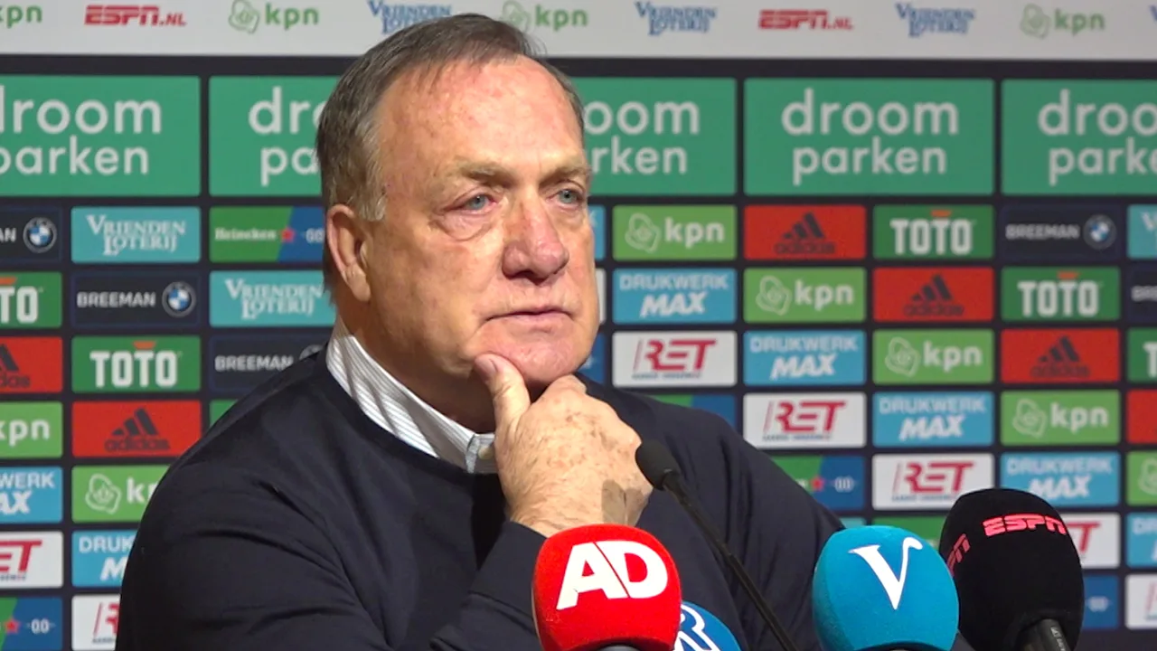 Advocaat ziet Feyenoord liever matig spelen en wel winnen