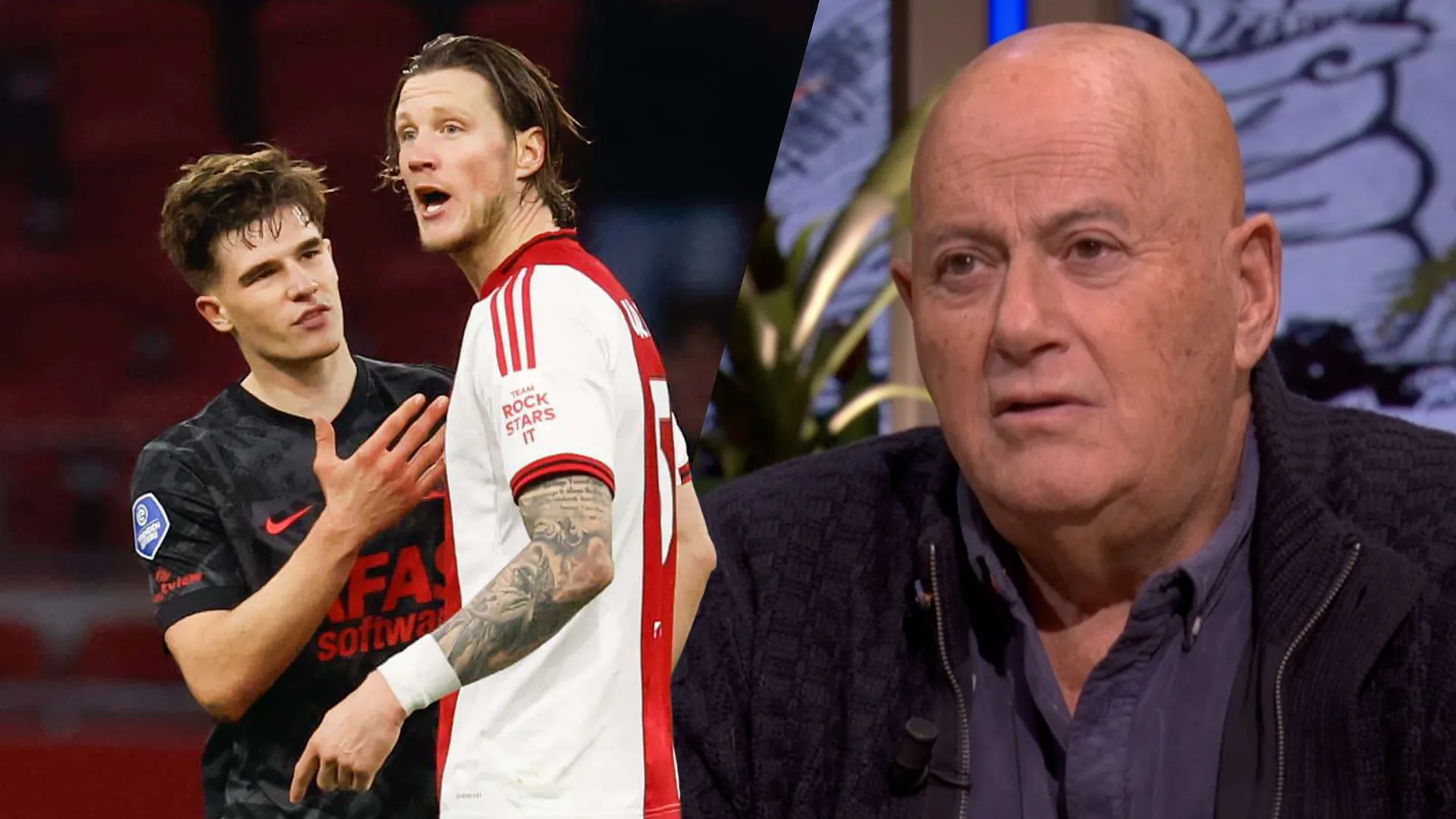Jack van Gelder velt duidelijk oordeel over elleboogstoot Wout Weghorst aan Wouter Goes