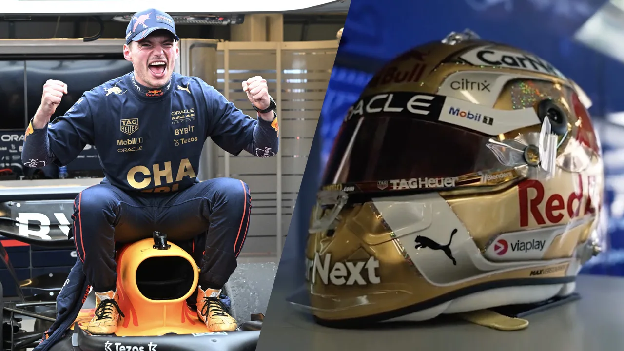 Wereldkampioen Max Verstappen rijdt rest van Formule 1-seizoen met gouden helm