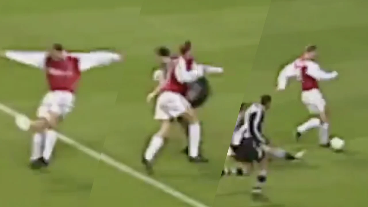 Vandaag in 2002: de waanzinnige 'pirouette-goal' van Bergkamp voor Arsenal