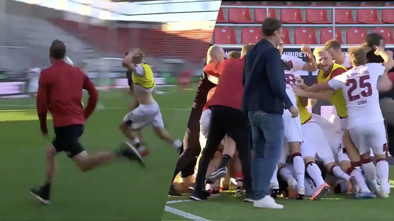 Bizarre ontknoping: Nürnberg ontsnapt op zijn Duits in diepe blessuretijd aan degradatie