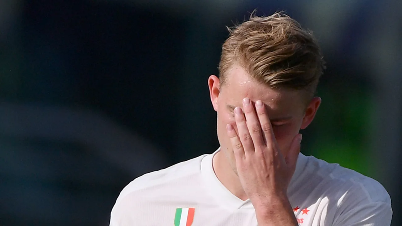 Handsbal De Ligt leidt puntenverlies Juventus in