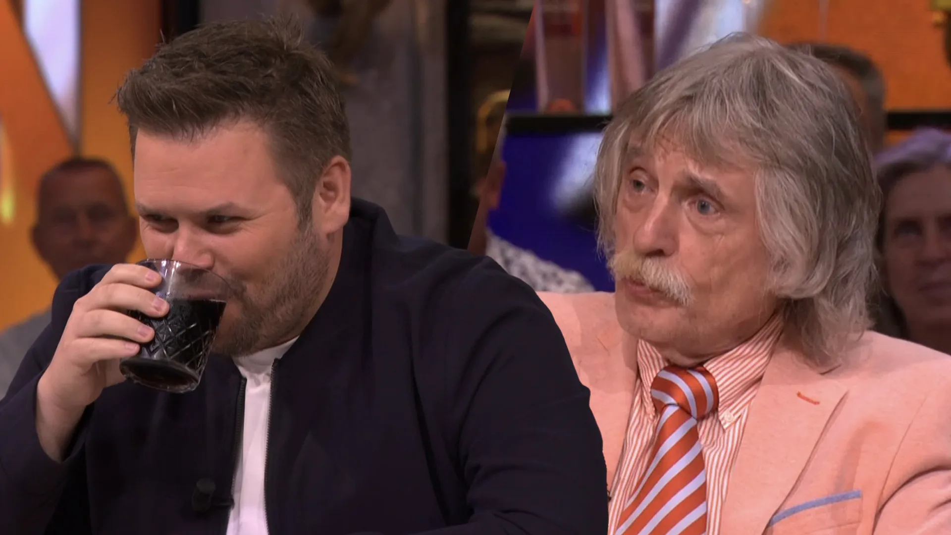 Johan Derksen waarschuwt Thomas van Groningen: ‘Hou jij nou maar je mond, want…’