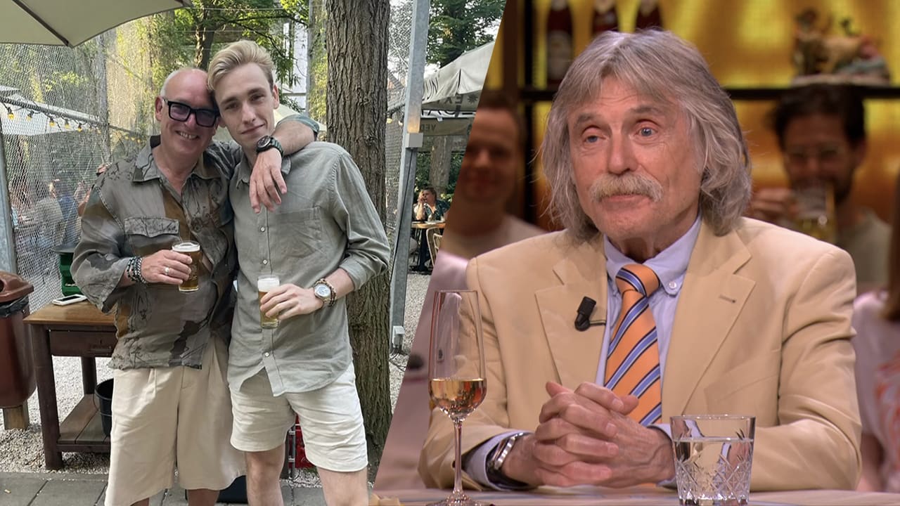 Johan heeft lovende woorden over voor vaderrol René: 'Dat heeft hij fantastisch opgepakt!'