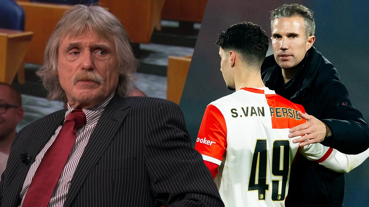 Johan Derksen hekelt debuut Shaqueel van Persie bij Feyenoord: 'Dit slaat nergens op!'