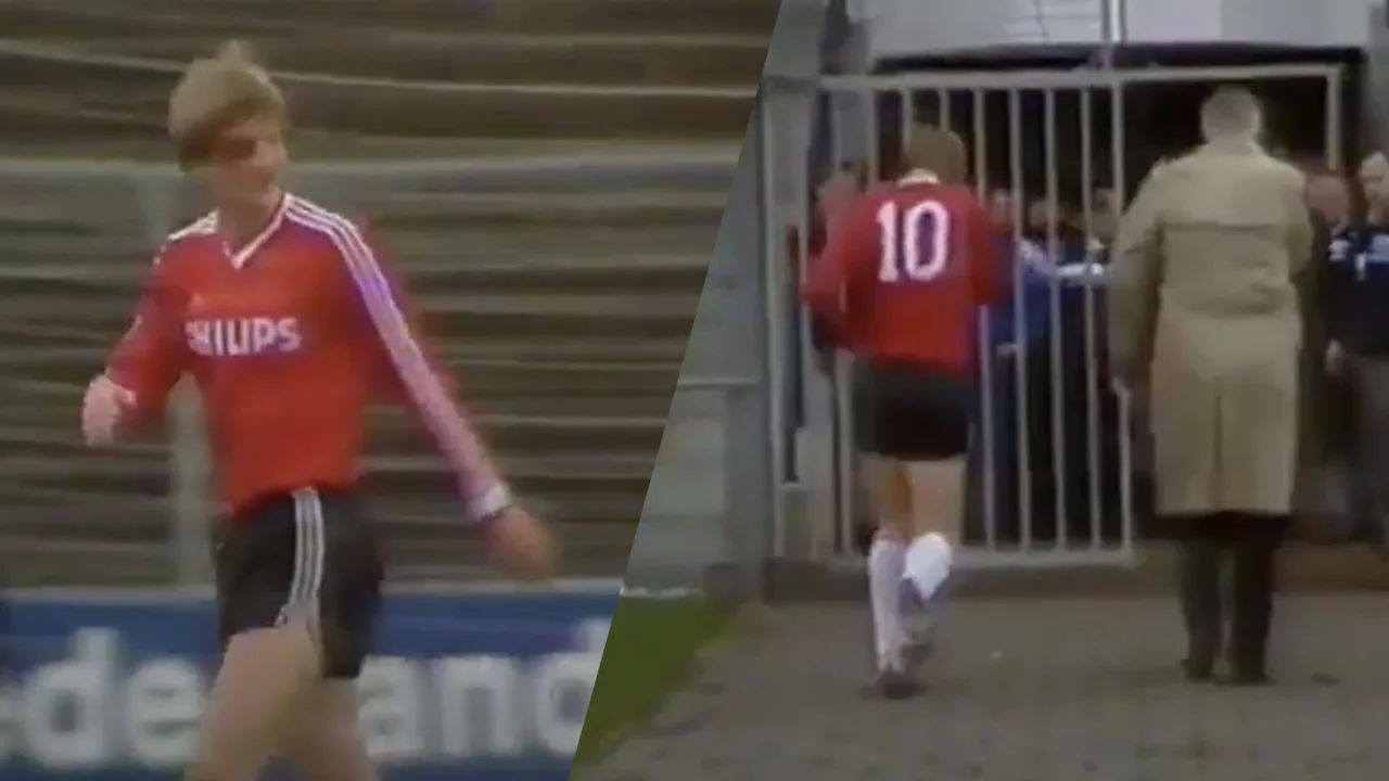 CLASSIC: Wim Kieft krijgt elleboogstoot; neemt direct wraak (1987)