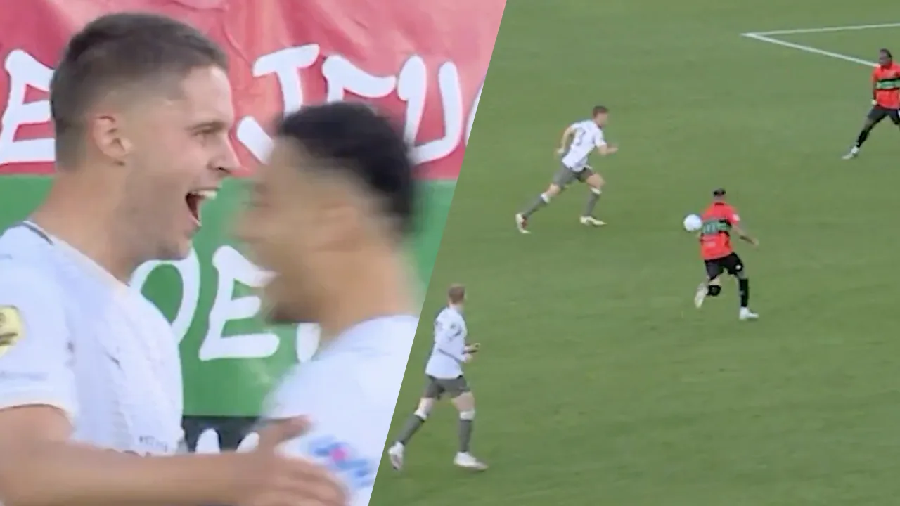 Videogoal: Joey Veerman schiet schitterend raak voor PSV tegen NEC