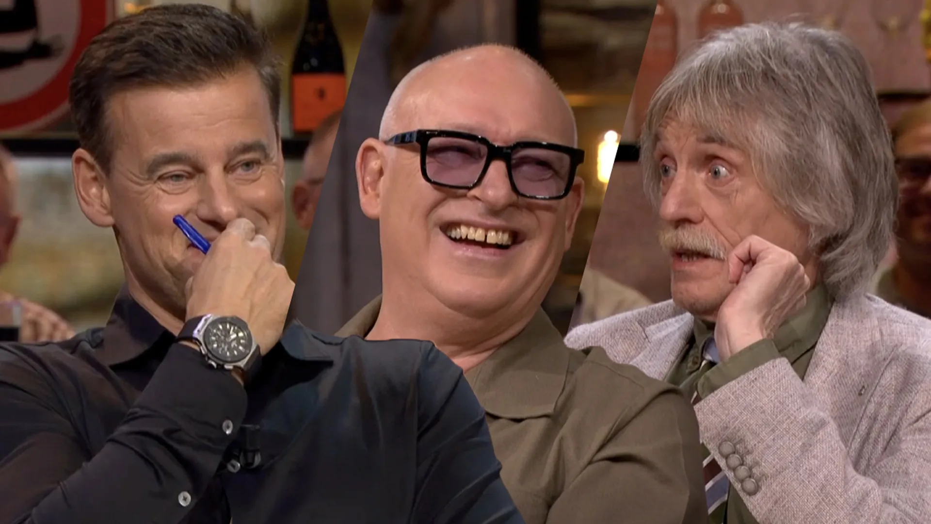 Kapsel Johan Derksen mikpunt van spot: 'Ik krijg weer de neiging om naar huis te gaan!'