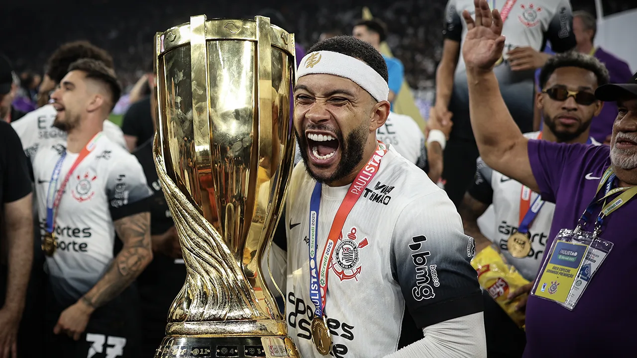 Memphis viert eerste succes in Brazilië: Corinthians wint staatskampioenschap