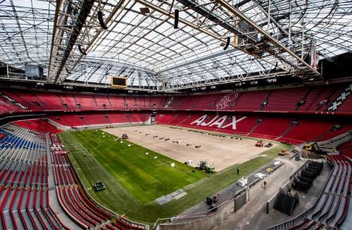 Nieuwe grasmat in Johan Cruijff ArenA
