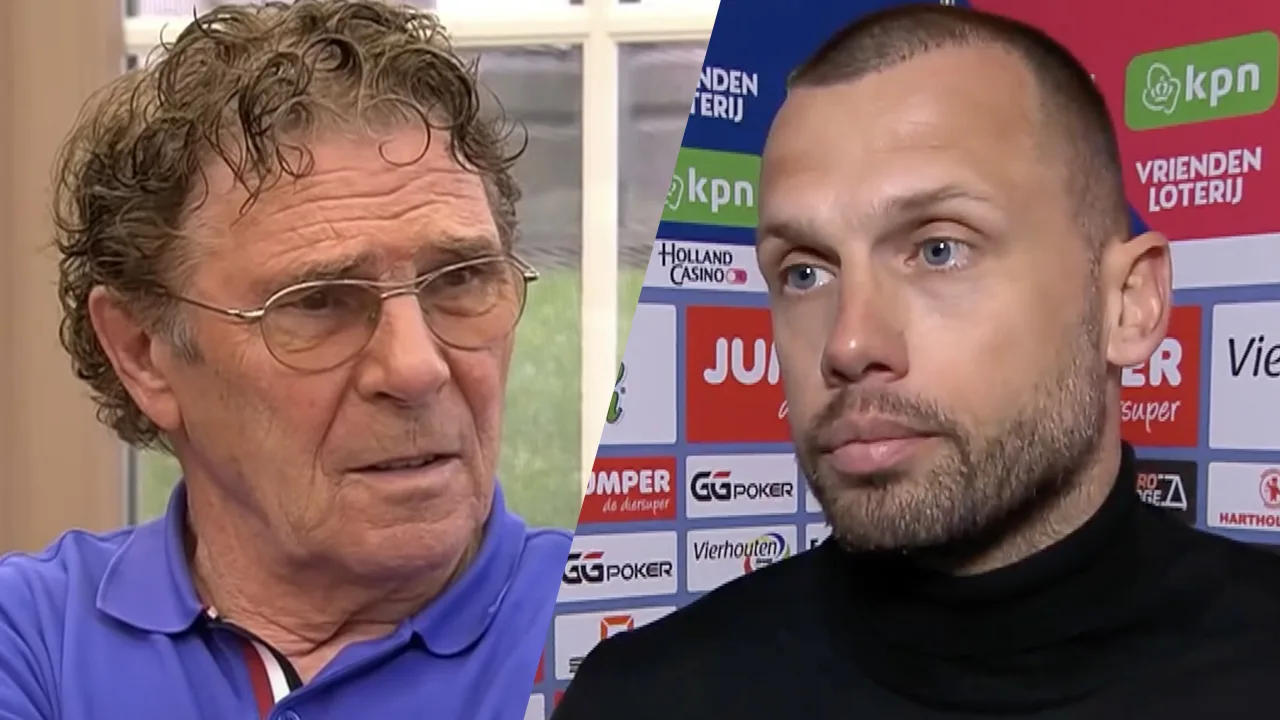 Van Hanegem hekelt onrealistische Ajax-taal: 'Daar stonden ze weer hoor en maar serieus kijken'