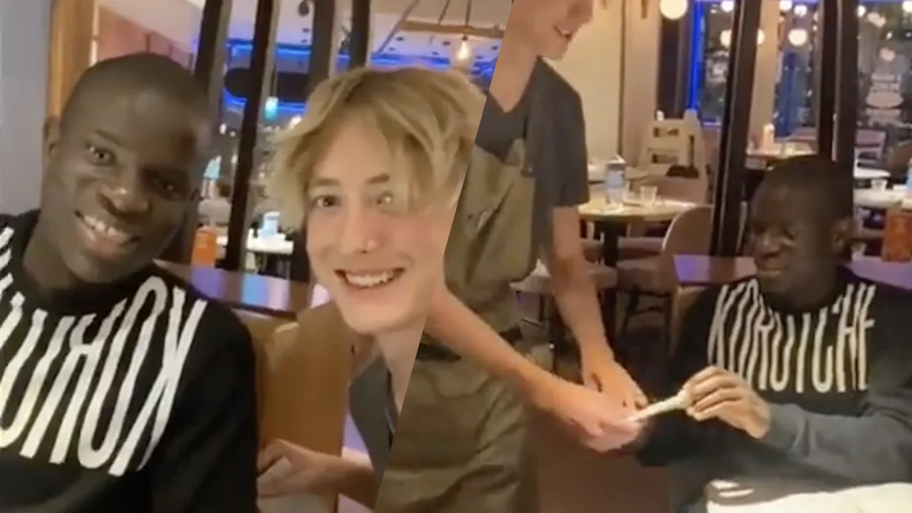 N'Golo Kanté bezorgt werknemer van een pizzazaak de dag van zijn leven