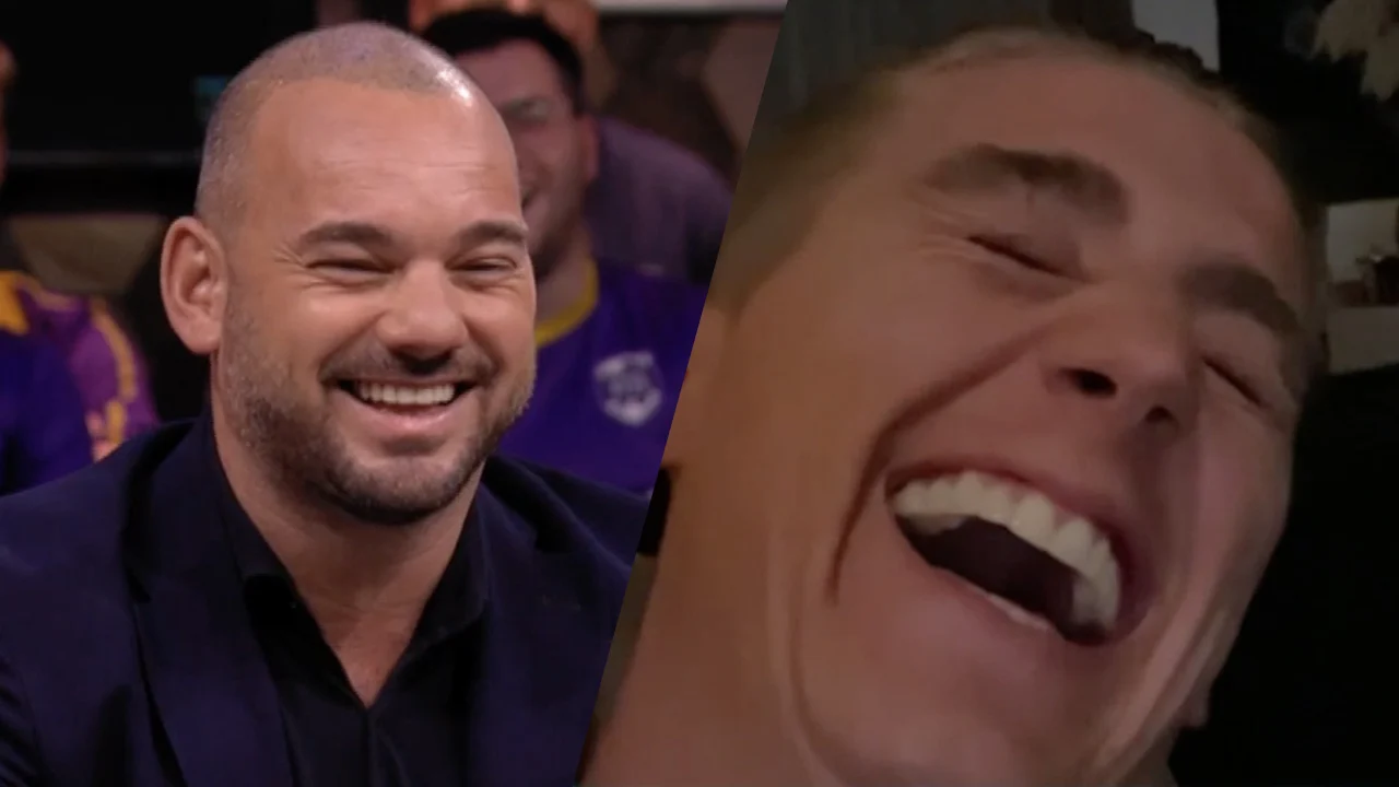 Wesley dolt met Mart Hoogkamer: 'Gooi dat liedje maar vast in de prullenbak!'