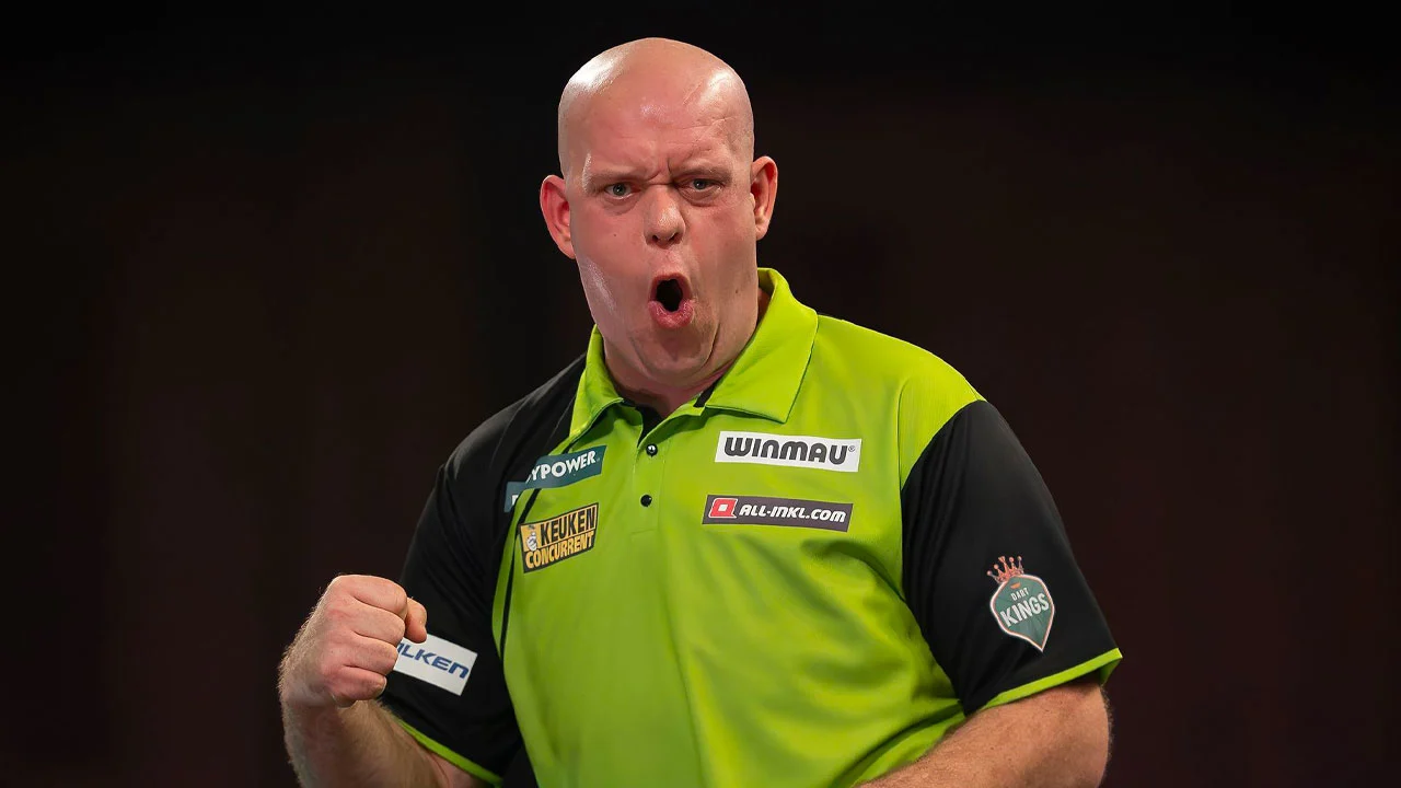 Wisselvallige Van Gerwen naar achtste finales op WK darts
