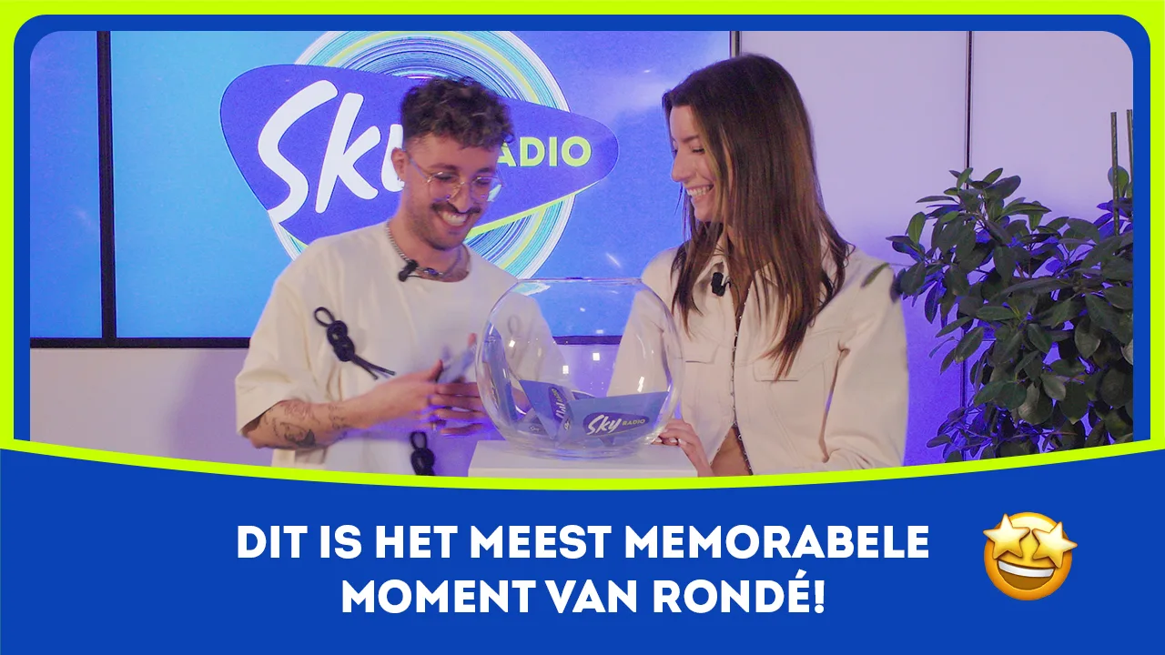 Je raadt nooit wat RONDÉ doet vlak voor een optreden..