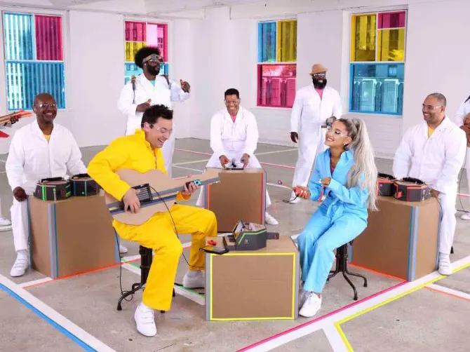 Al gezien? Ariana Grande en Jimmy Fallon doen briljante versie van ‘No Tears Left To Cry’