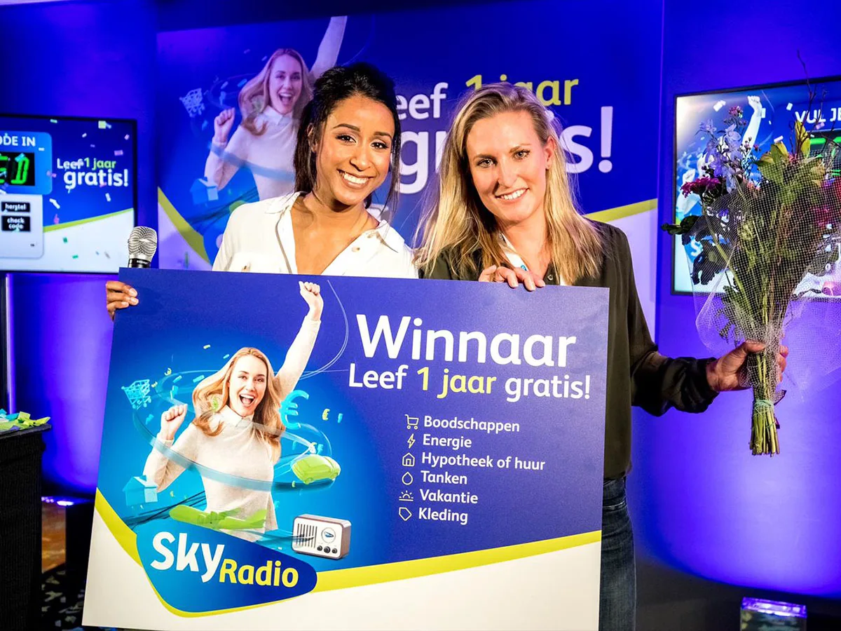 Stefanie Sibma leeft 1 jaar gratis dankzij Sky Radio!