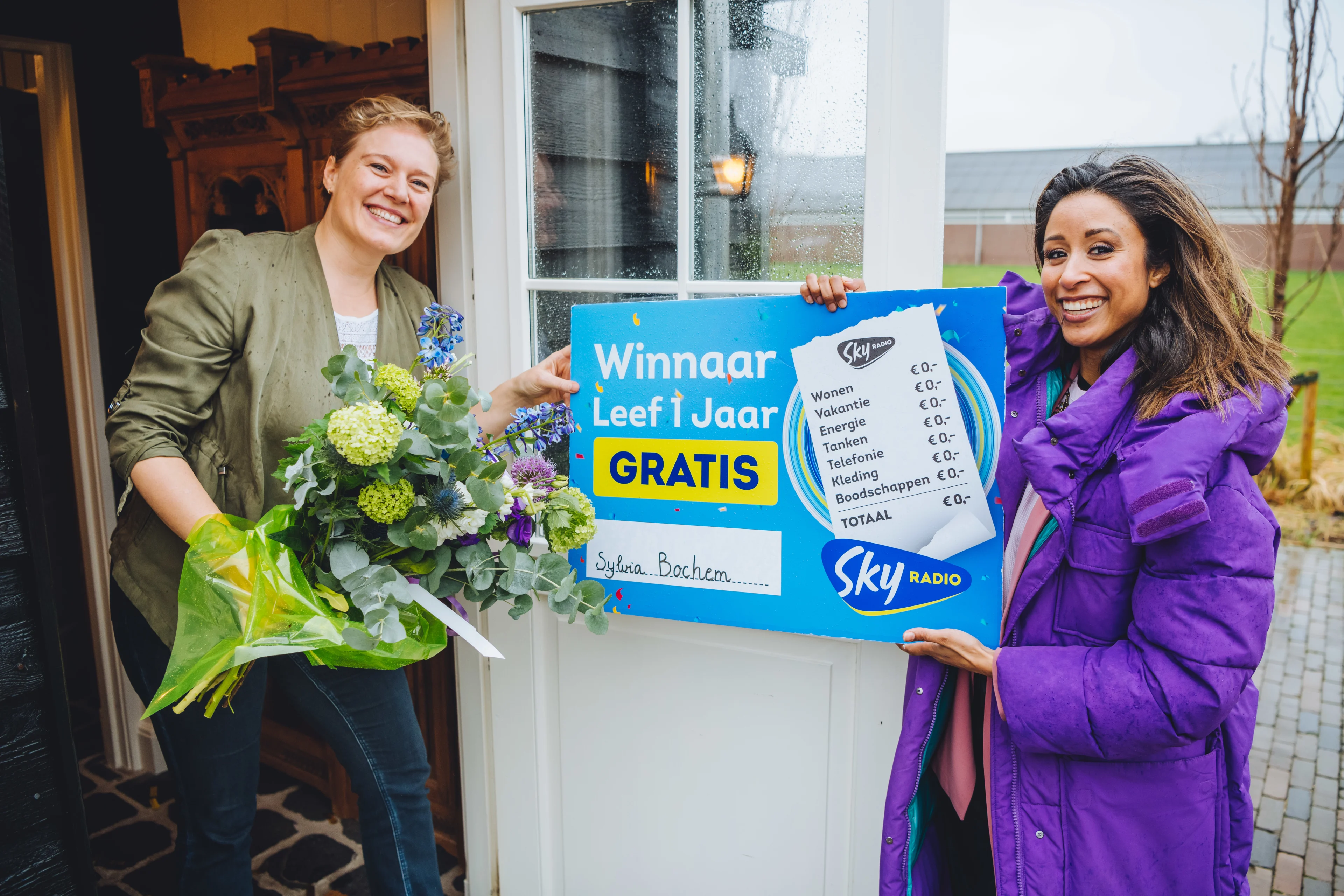 Sylvia Bochem uit Barneveld leeft 1 jaar gratis dankzij Sky Radio