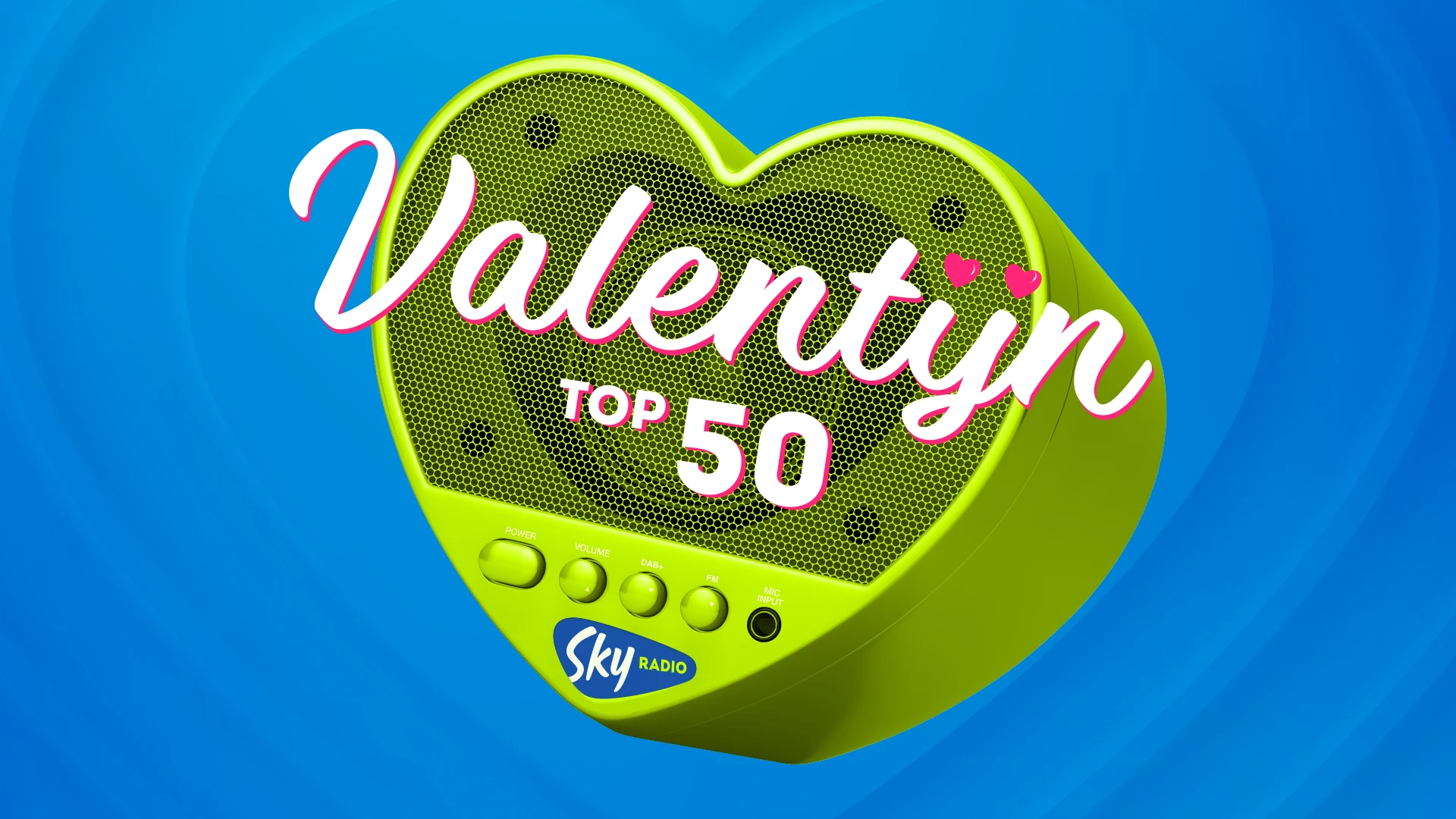 Luister op Valentijnsdag naar de Sky Valentijn Top 50