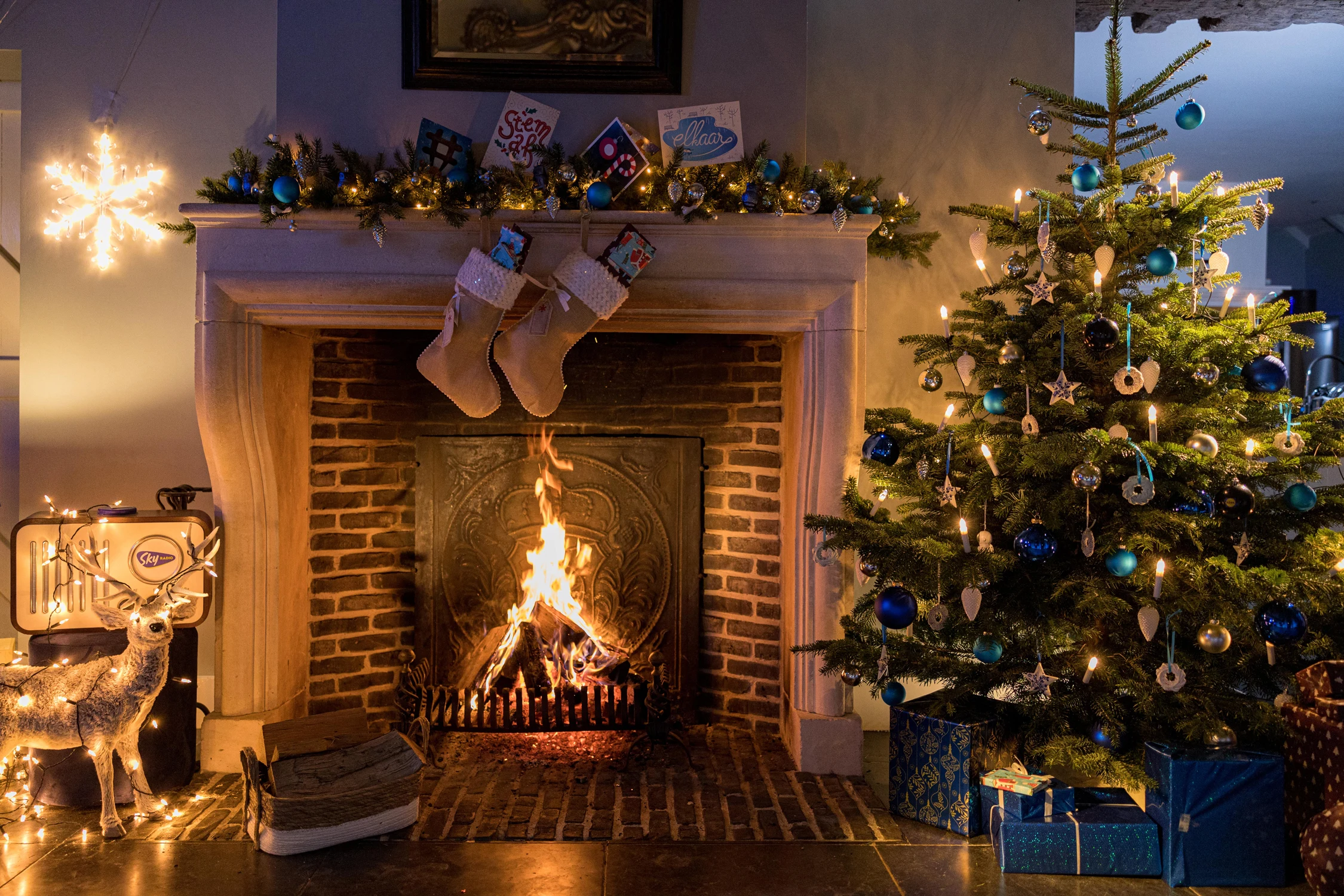 Sky Radio en SBS6 brengen sfeer in huis op 1e kerstdag!