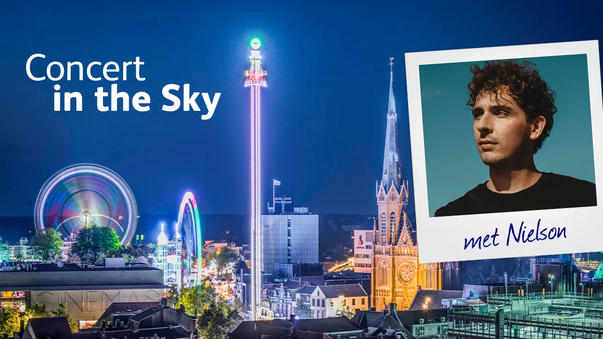 Nielson geeft ‘Concert in the Sky’ op Tilburgse Kermis