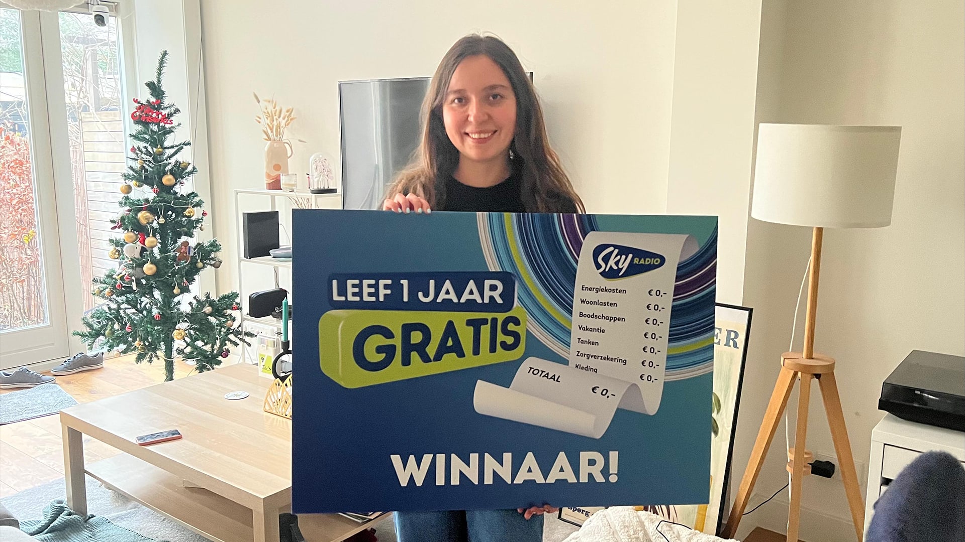 Yorli Walteros uit Amsterdam wint 1 jaar gratis leven bij Sky Radio!