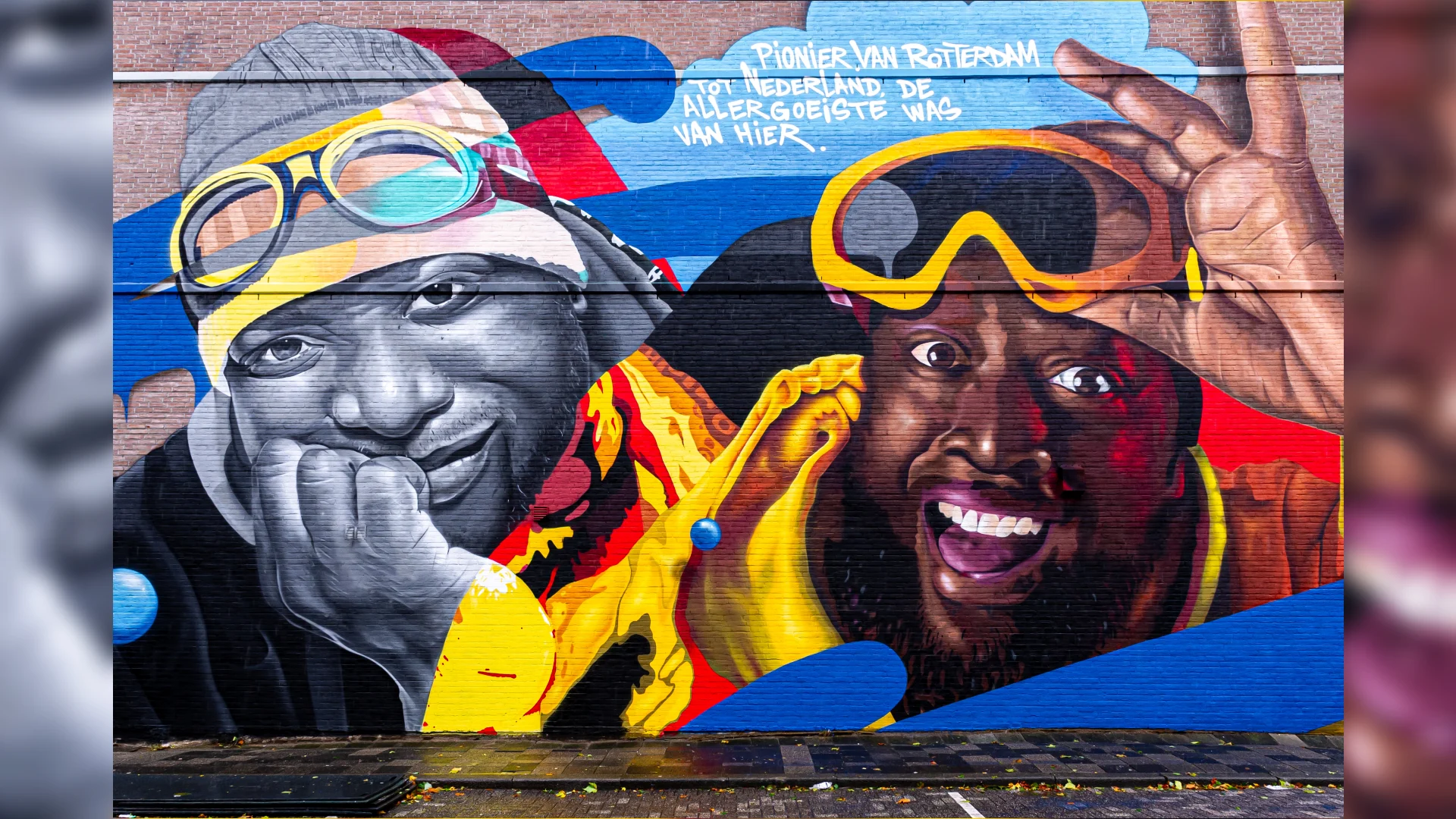 Permanente muurschildering voor Def Rhymz is af, familie is er 'erg blij mee'