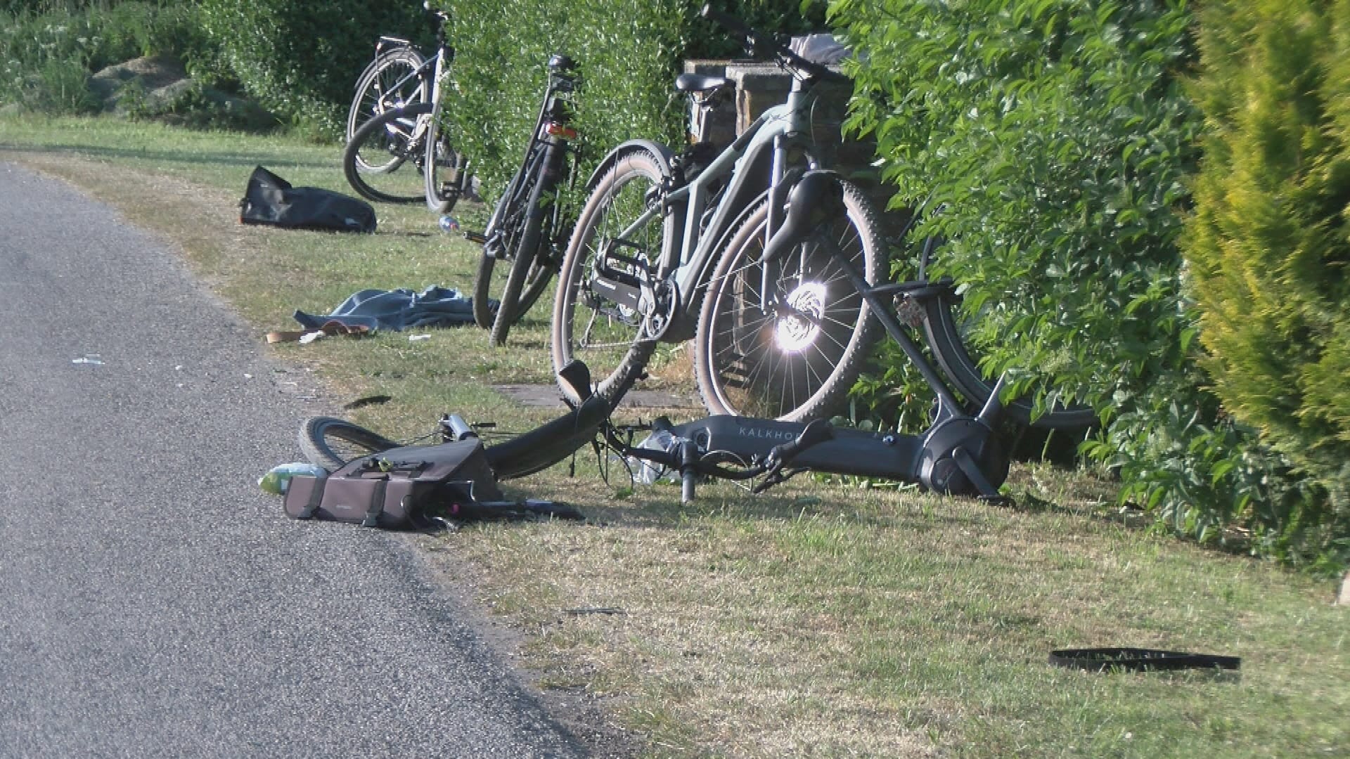 Groep fietsers aangereden bij Cadzand, veel gewonden