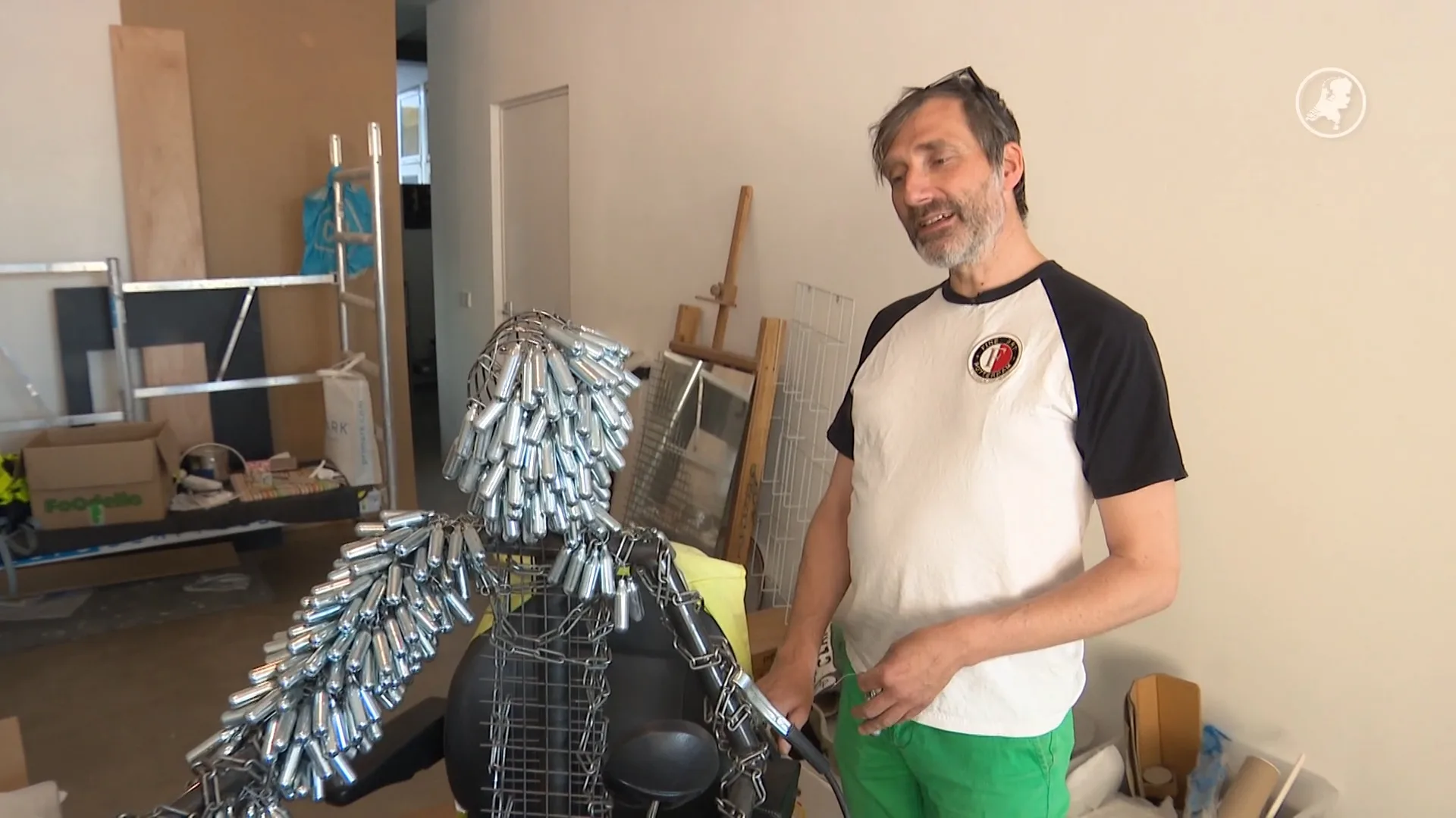 Standbeeld voor overleden scootmobielheld Eric Alblas in de maak