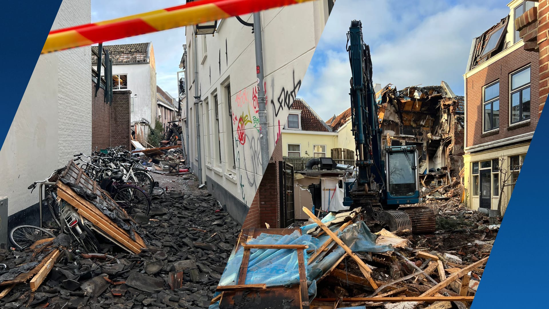 Ravage Utrecht waarschijnlijk door gasexplosie, geen slachtoffers onder puin gevonden